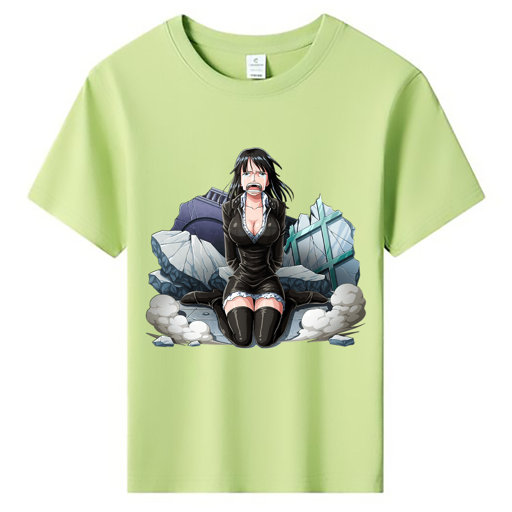 ワンピース ニコ・ロビン ONE PIECE Nico Robin 綿100％キッズTシャツ（フロントプリント）